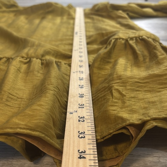 Corey Lynn Calter dress ruffle neck long sleeve Sz L - Picture 5 of 9